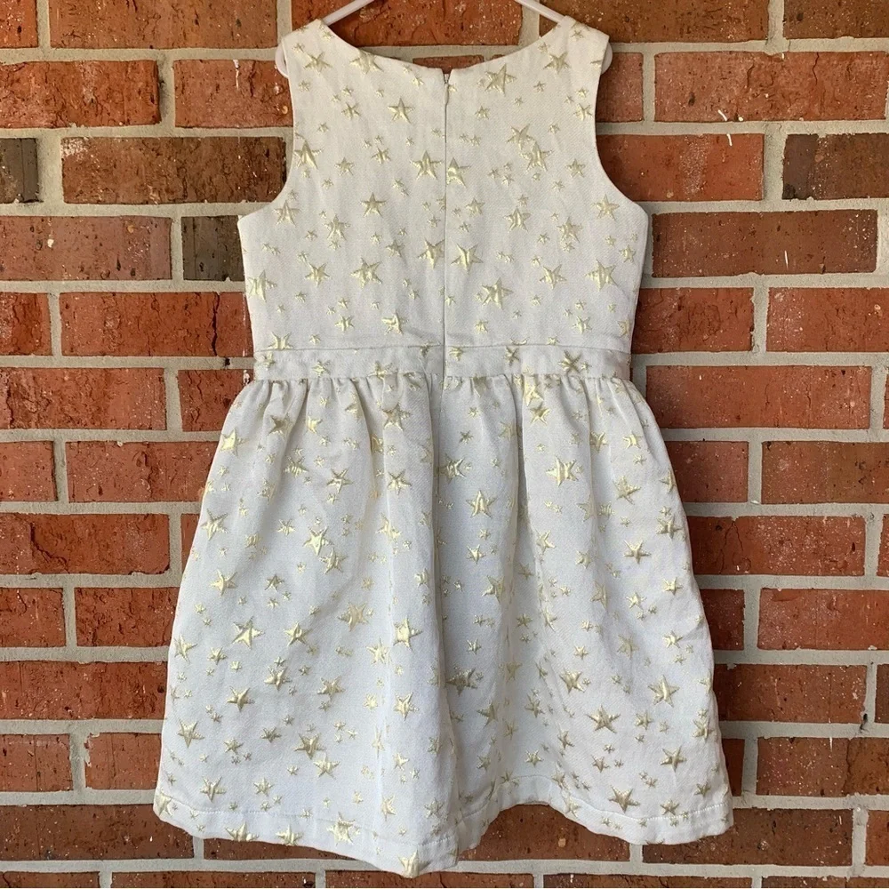 Gap Kids Girl's Star Shimmer Dress‎ Size L